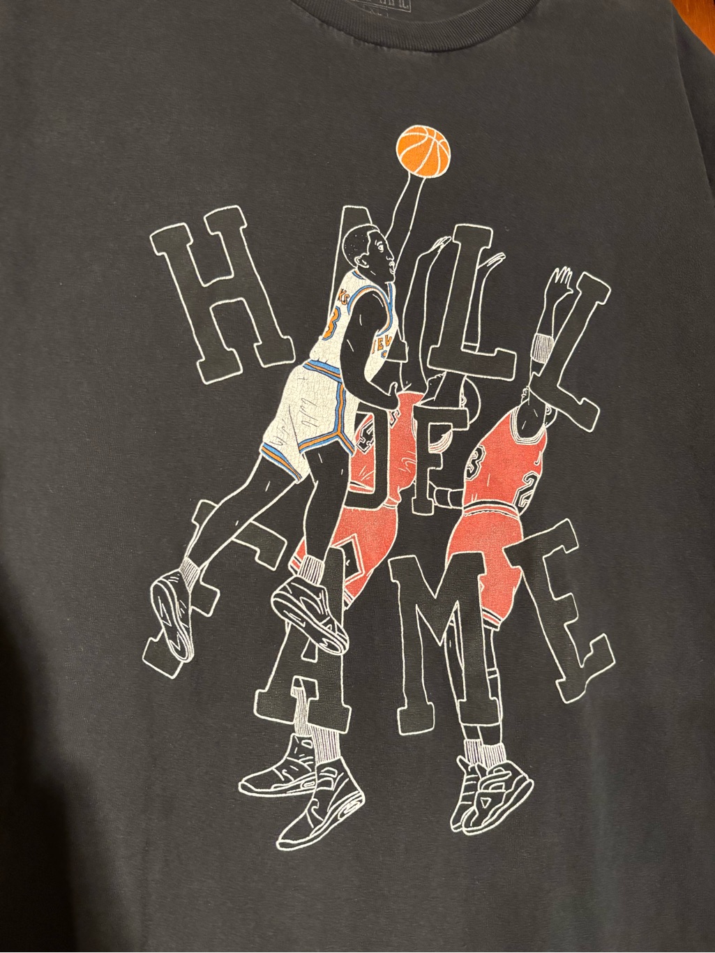 Hall Of Fame 2nd Sucks Graphic Basketball Tee Size Xl — image 6 of 6